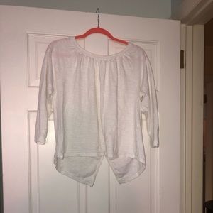 White Long Sleeve Madewell Shirt